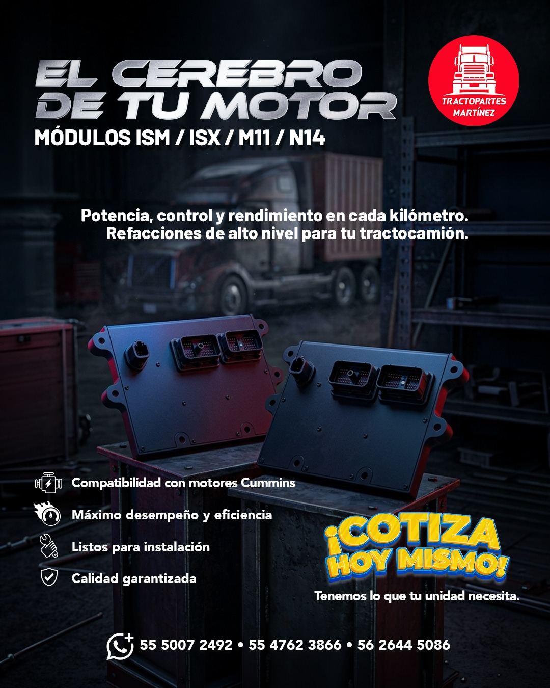 Cerebro de Motor ISM / ISX / N14