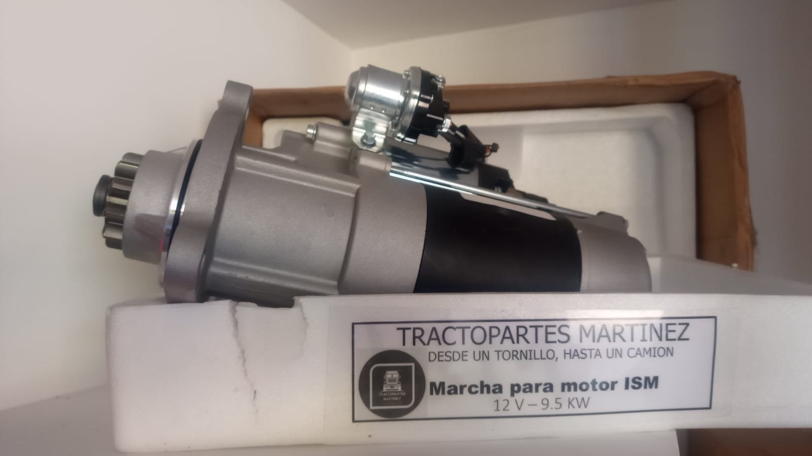 Marcha para motor ISM — Nueva